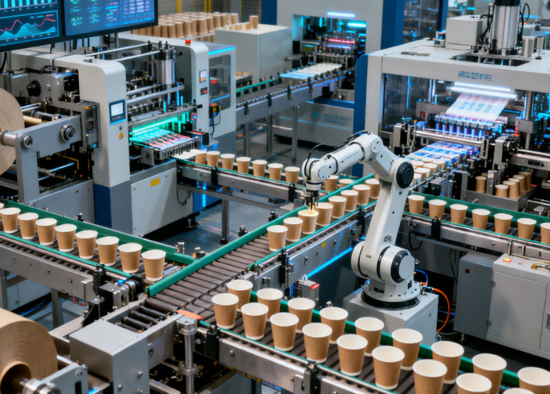 传斯福的一次性纸杯产线在节能方面具体表现如何？